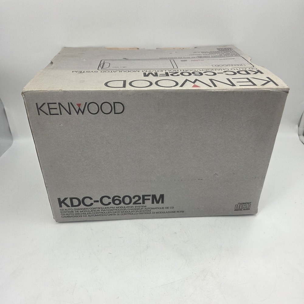 Kenwood KDC-C602FM 10 Disc Cd Changer Controller FM Modulator System Japan Made